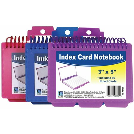 C-LINE PRODUCTS Index Card Spiral Band Notebook 561861